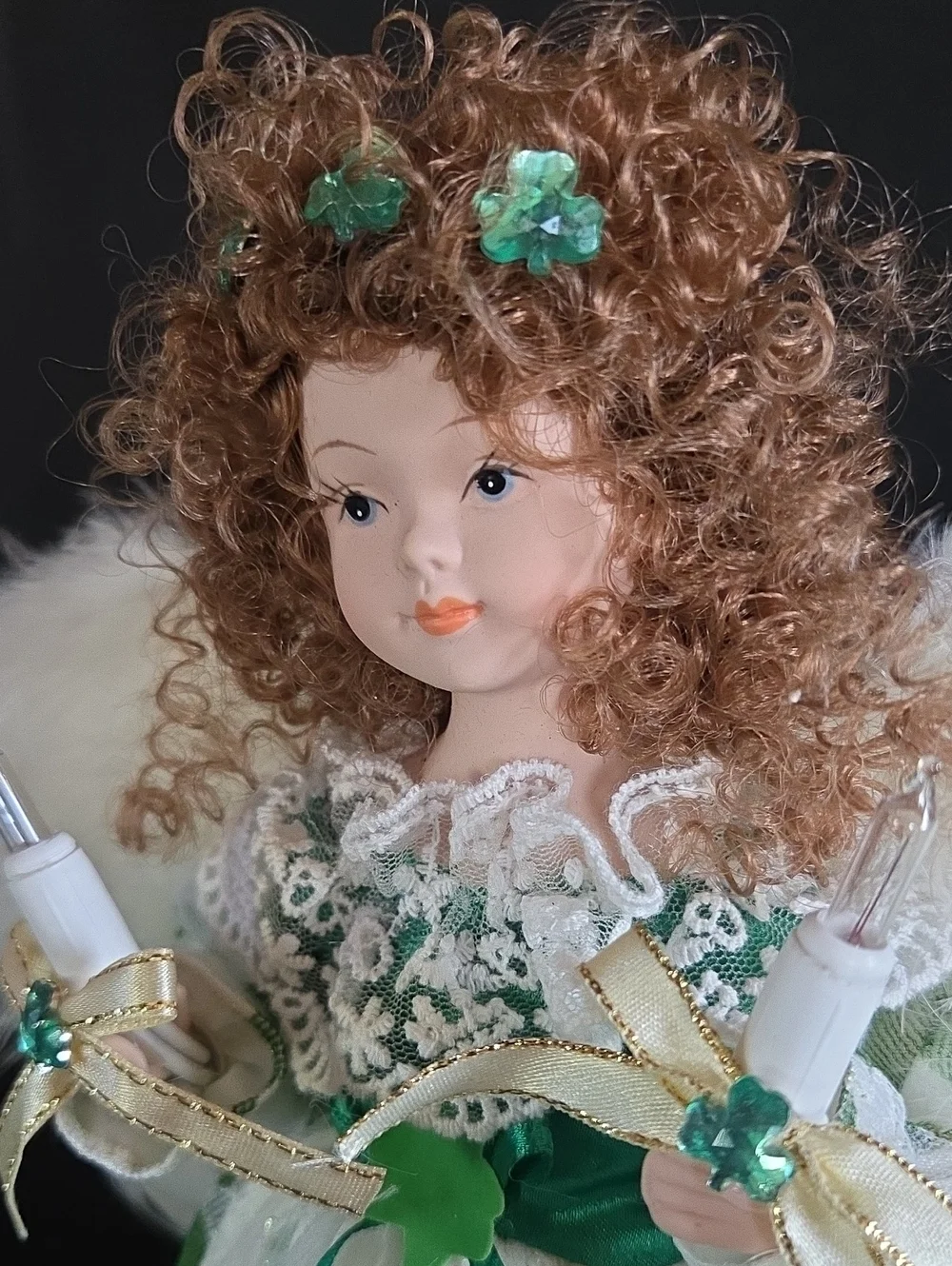 Kurt Adler Irish Angel Tree Topper